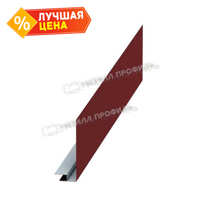 Планка карнизного свеса сложная 250х50х2000 NormanMP (ПЭ-01-3020-0.5)